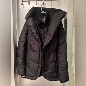 Black SOIA & KYO Puffy Winter Coat with Vest Large